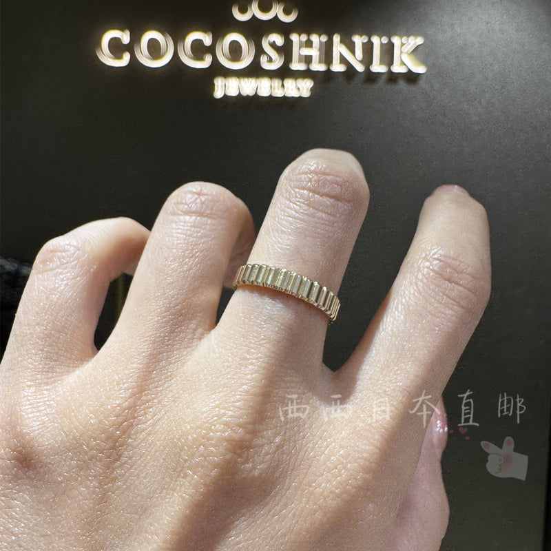 COCOSHNIK K10ガドルーンカット リング中