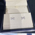 Vendome Aoyama ダイヤモンド リボン ピアス